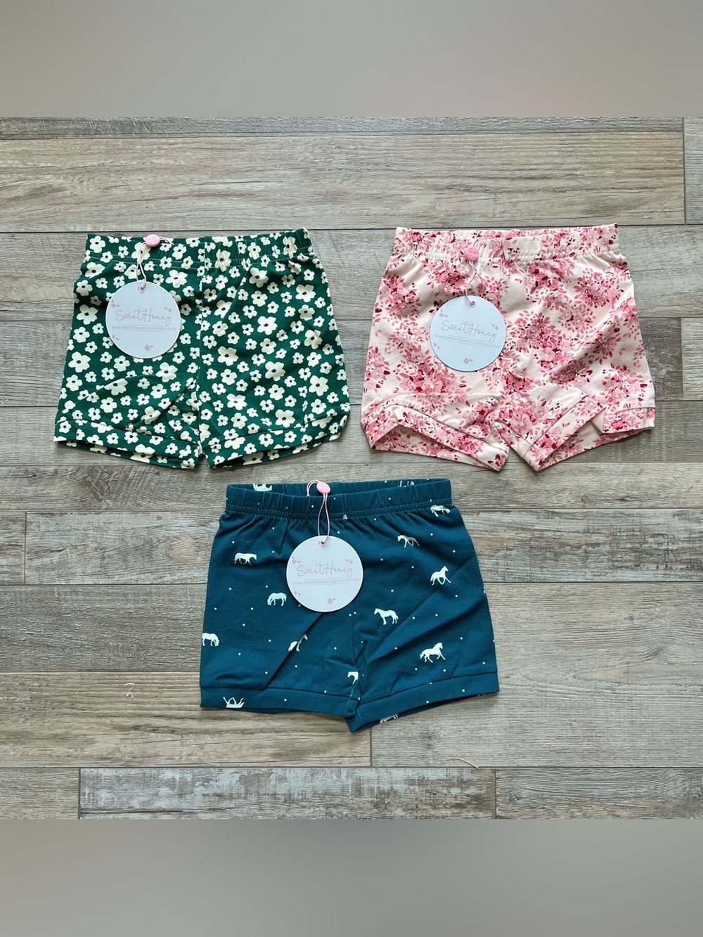 NWT SweetHoney Girls Short Set Size 5